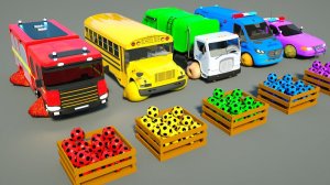 Мультик У старого Макдональда была ферма! Колёса в форме футбольных мячей! Детские стишки и песни!