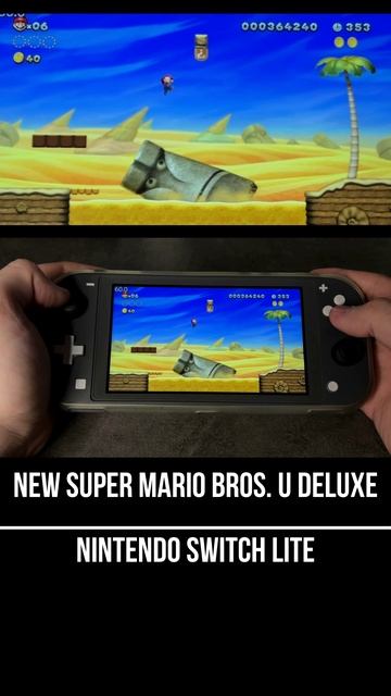 New Super Mario Bros. U Deluxe Nintendo Switch Lite смотреть онлайн