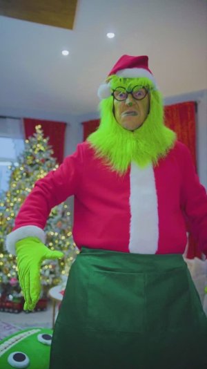 The Grinch's funny family in real life! The Grinch and his daughter - funny stories