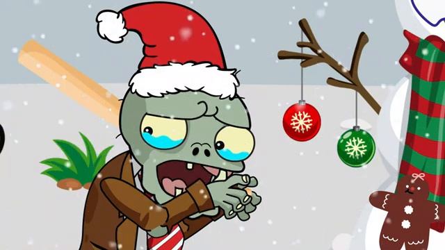Christmas with plants vs. zombies смотреть онлайн