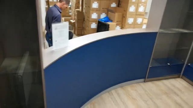 Стойка администратора вогнутая