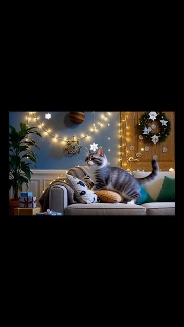 Кот испугался науки! Реакция Ньютона. 😼⚡