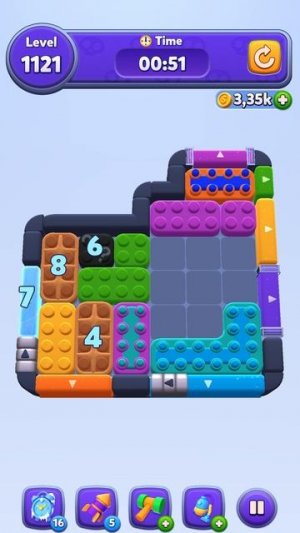 Color Block Jam 1121 Уровень