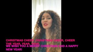 Christmas cheer, Christmas cheer, cheer the year, year, year | tongue-twister