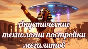 Акустические технологии постройки мегалитов