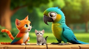 Попугай и котик песенка для детей Новая песенка