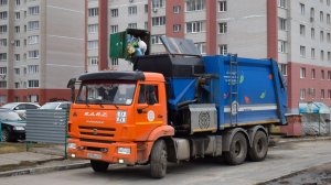 Мусоровоз МК-4554-08 на шасси КамАЗ-65115-50 (В 249 АА 122). / KAMAZ garbage truck.