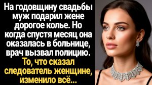 ИСТОРИИ ИЗ ЖИЗНИ/На годовщину свадьбы муж подарил жене дорогое колье. Но когда спустя месяц она оказ