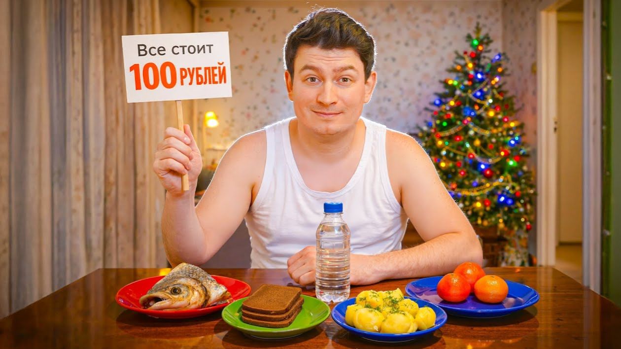 КОРОЧЕ ГОВОРЯ, НОВОГОДНИЙ СТОЛ ЗА 100 РУБЛЕЙ (OneTwo) смотреть онлайн