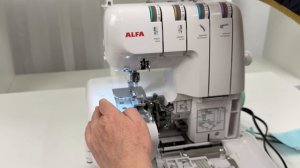 Обзор оверлока Alfa next 750d | Заправка оверлока | Бюджетный оверлок
