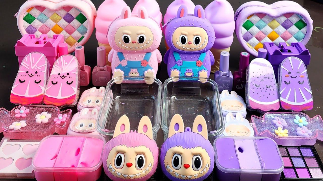 💖 Слайм АСМР 💖 Распаковка слаймов 💖 Микс крутых слаймов 💖