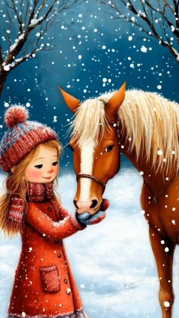 Пахнет варежка лошадкой...