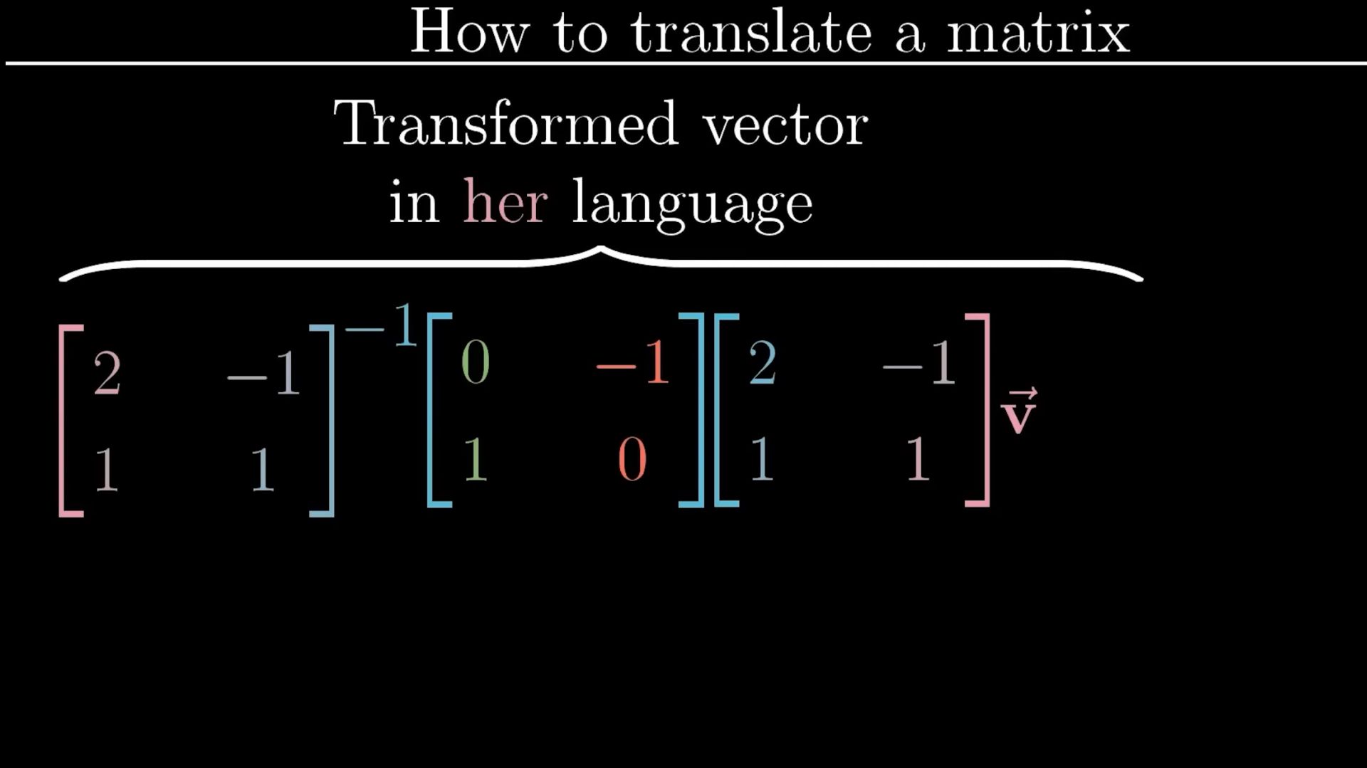 Линейная алгебра №13. Смена базиса смотреть онлайн
