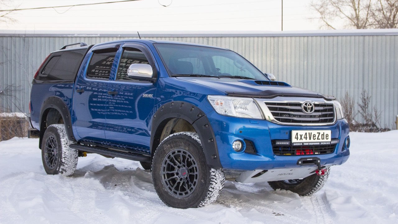 Toyota Hilux тюнинг для комфортных путешествий на внедорожнике