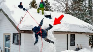 NEW! BRAIN TIME.  ЭПИЧНЫЕ МОМЕНТЫ И ФЕЙЛЫ УБОРКИ СНЕГА, СНЯТЫЕ НА КАМЕРУ!