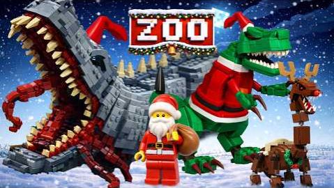 Я создаю рождественский зоопарк с динозаврами, который питается страхом. Динозавры в стиле хоррор смотреть онлайн