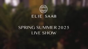 Показ коллекции Elie Saab Haute Couture весна-лето 2025
