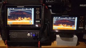 Сравнение Humminbird Xplore 9 и  Xplore 10 по размерам экрана