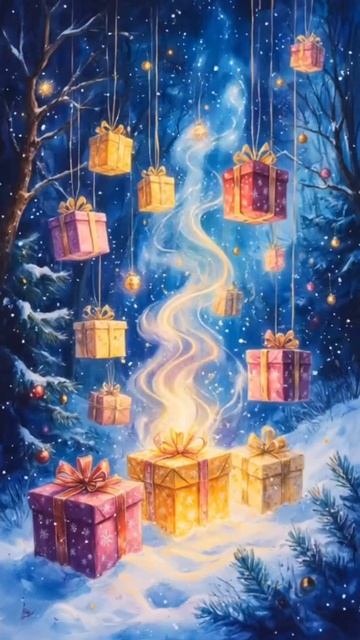 Живые релакс картины от ИИ.