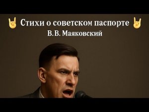 "Советский паспорт" - Маяковский рвёт систему, а так же струны