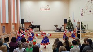 НОВОГОДНИЙ КОНЦЕРТ В ДШИ №1. ПРЕМЬЕРА ТАНЦА "БЕЛГОРОДСКАЯ ИГРОВАЯ", АНТ "ЛЕБЁДУШКИ".