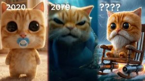 ЭВОЛЮЦИЯ МОНТАГЕМ МЯУ! ГАТИТО МИЯ МИЯУ ВЗРОСЛЕНИЕ ЛЕГЕНДАРНОГО КОТИКА ИЗ МЕМОВ! КОТИКИ МЯУ РЕАКЦИЯ