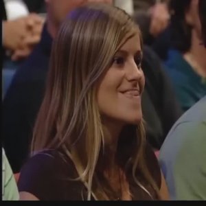 cute girl flirting