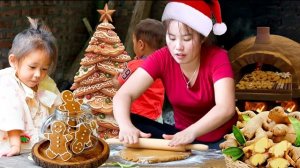 Вместе со своим любимым ребенком заготавливаю большие пряники и пеку любимый торт дома. Дуонг