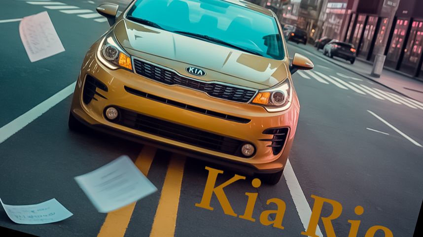 Задрали бок KIA Rio