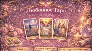💖 Любовное Таро на 18 марта 2026 года: ясность чувств и честный диалог 🔮✨