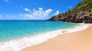 Tropical Beach Ambience 3 Hours of Peaceful Ocean Waves