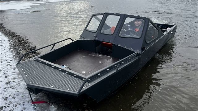 Борус 540 РВ+Al первые тесты на воде смотреть онлайн
