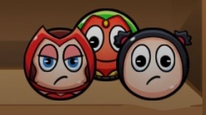 Новый красный ша.Красный шарик.Мультики.Мультик.Игра для детей.Игры.Босс квадрат.Подземелья.