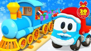 Мультфильмы про Новый год. Грузовичок Лёва и машинки. Мультики для детей