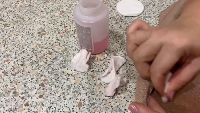 Как я очистила джемпер от лака для ногтей. Способ работает! смотреть онлайн