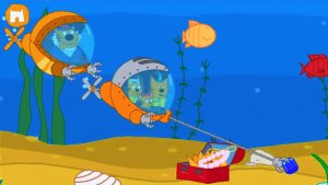 Три Кота | Подводное Приключение Котят за Сокровищами на дне Байкала | Мультик Три Кота Смотреть