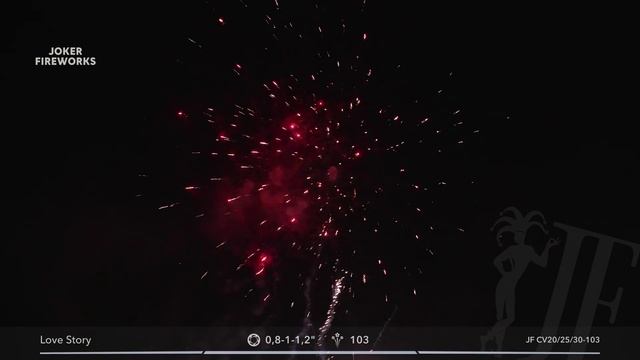 Салютная установка «Love Story» JF CV20-25-30-103 от Joker Fireworks _ Джокер Фейерверки смотреть онлайн