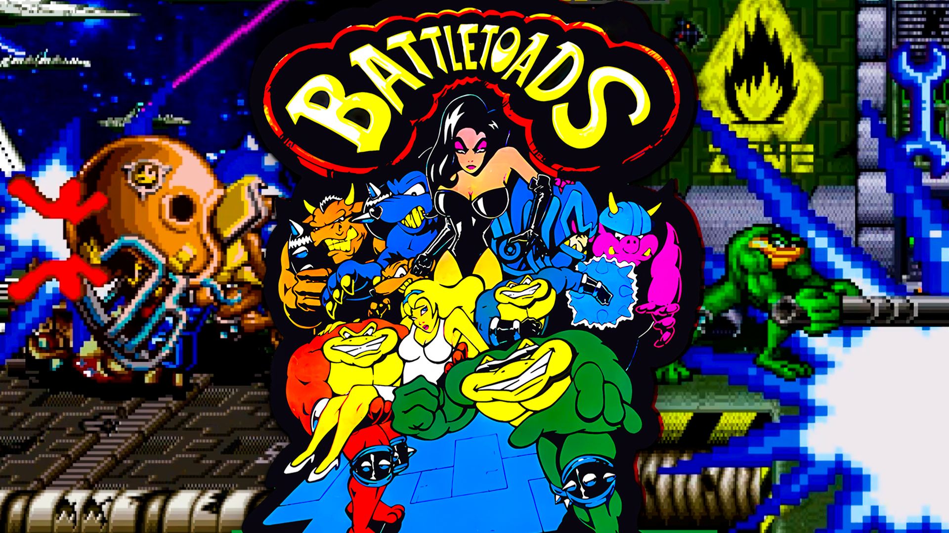 Крутецкие Battletoads на Аркадном автомате