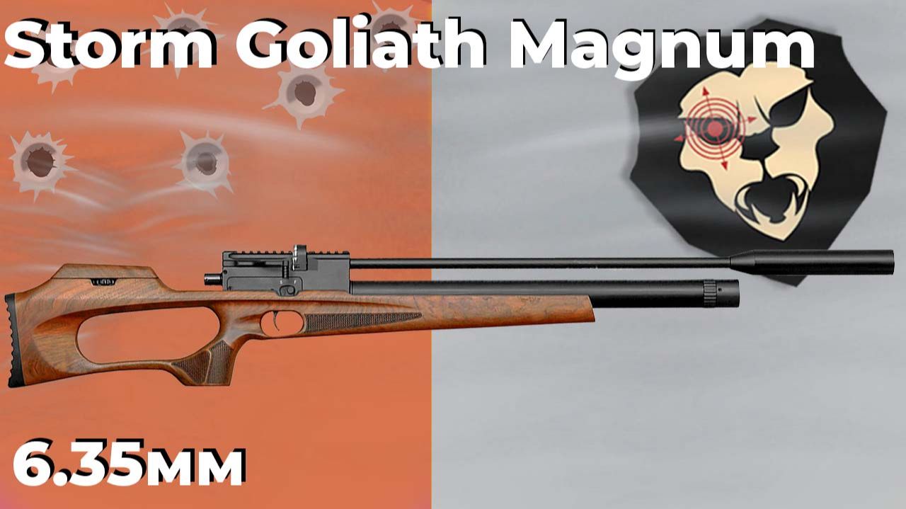 Пневматическая винтовка Storm Goliath Magnum 6.35 мм смотреть онлайн