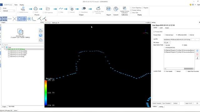 Оптимизации GNSS траектории при SLAM сканировании