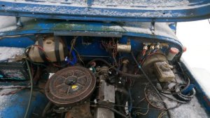 Заморозил вездеход. Подготовка техники к металлокопу.