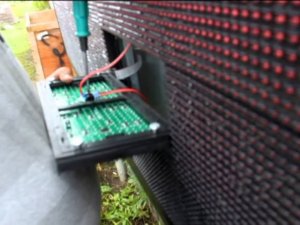 Замена модуля бегущей строки