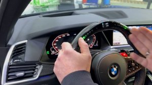 BMW X5 G05 Установка спортивного руля, кнопок М1 и М2, установка карбона