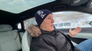 Zeekr 001 рестайлинг зимняя эксплуатация автомобиля.