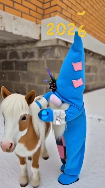 Скандинавский гном. Скоро новый год.