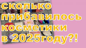 СКОЛЬКО ДЕКОРАТИВНОЙ КОСМЕТИКИ  ПОЯВИЛОСЬ В 2025 году?!!!