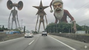 Сиреноголовый, Морская звезда и Голова Санта-Клауса вторглись в мой дом