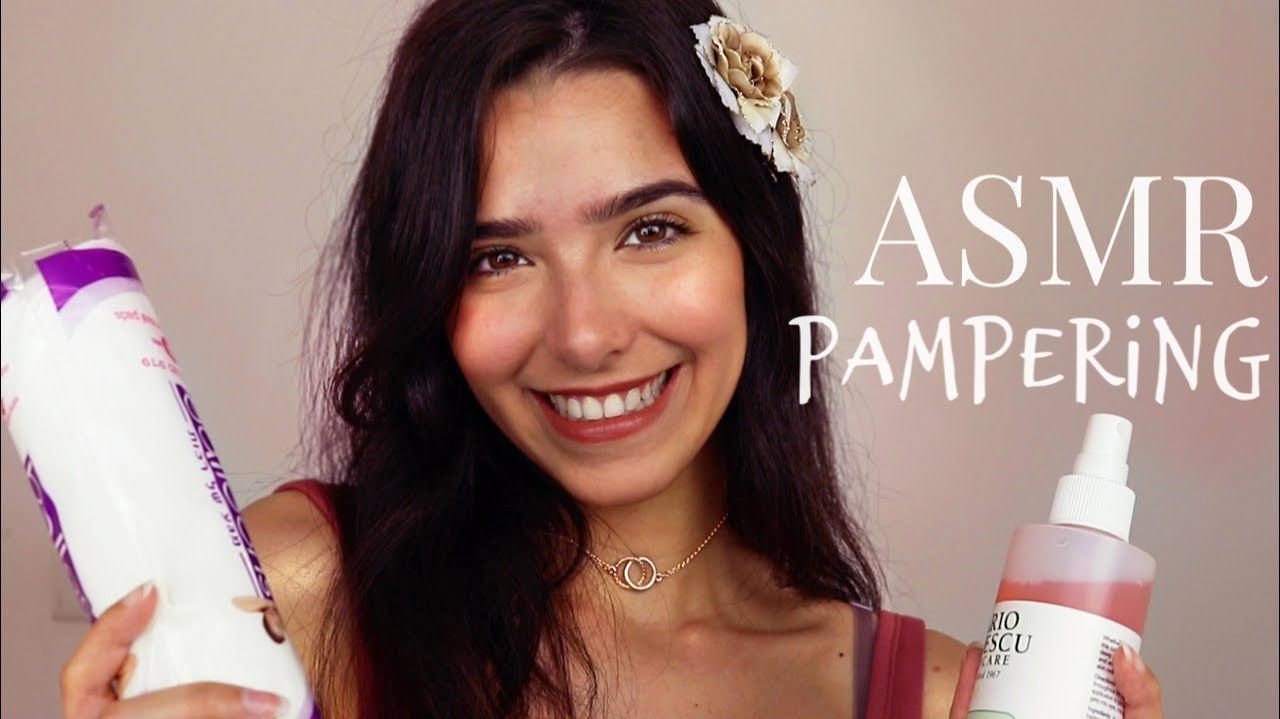 ASMR Pampering You (Spa sounds, Sponge sounds, Lotion, Cottons, Hair Brushing...) смотреть онлайн