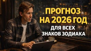 ПРОГНОЗ НА 2026 ГОД. Для всех знаков зодиака.