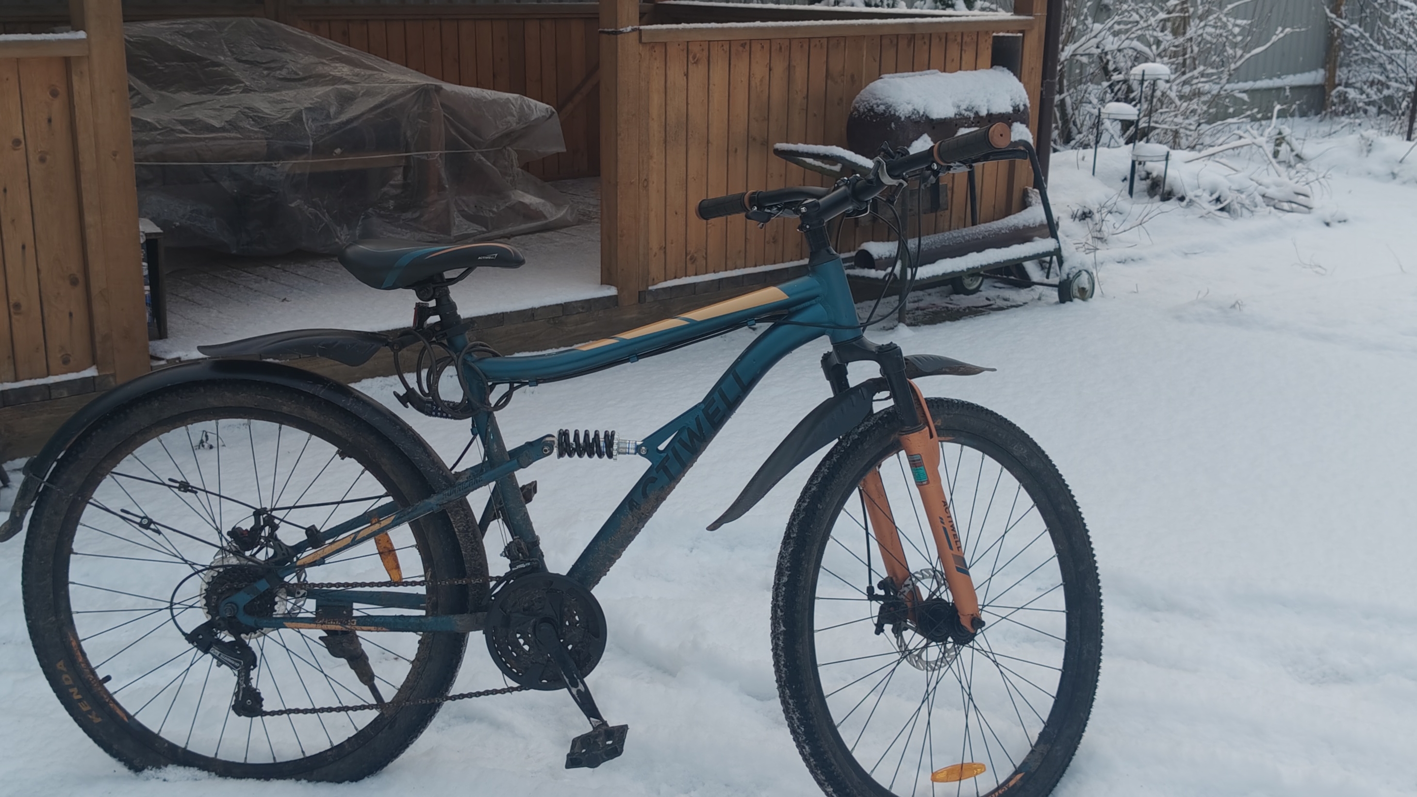 лесопед из ленты 10 месяцев спустя